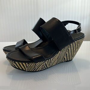 Lucky Brand Black Wedges